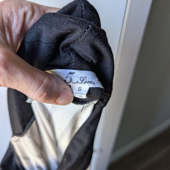 black and white convertible maxi dres/skirt - Picture 3 of 3